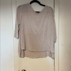Light cream Layered Top.